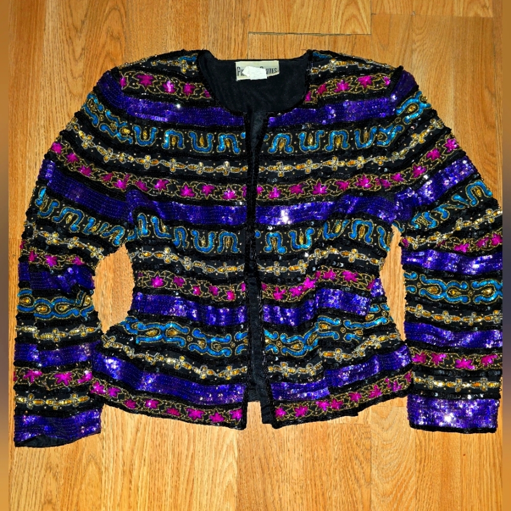 Sequin vintage blazer